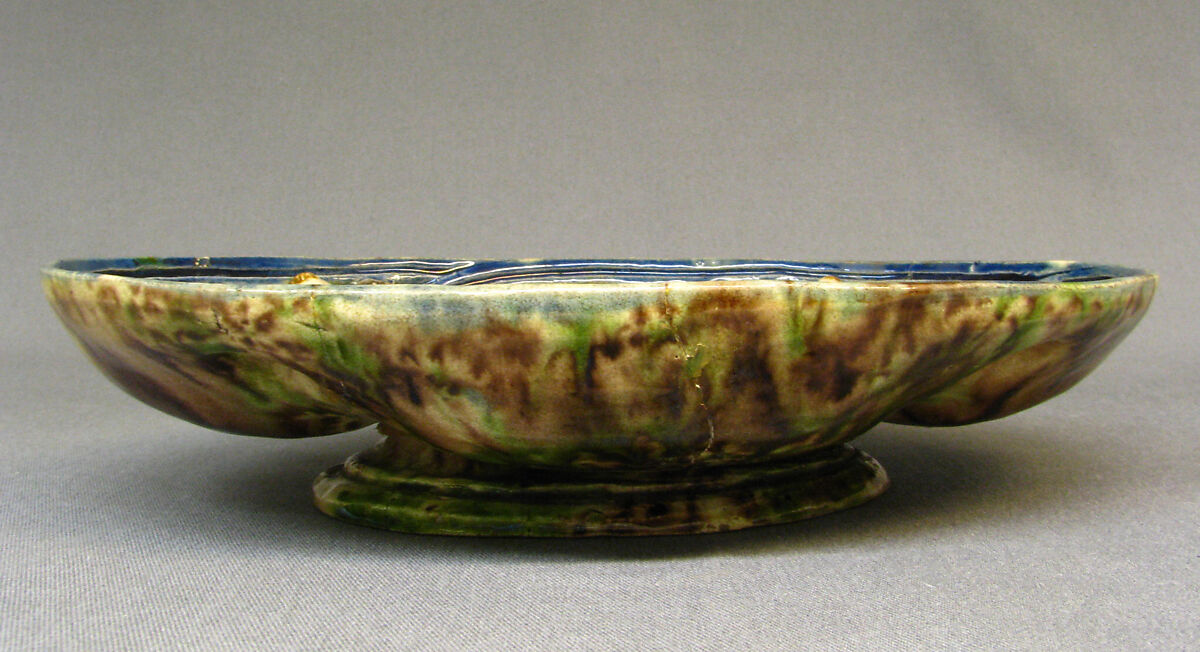 Dish, Manner of Bernard Palissy (French, Agen, Lot-et-Garonne 1510–1590 Paris), Lead-glazed earthenware, French