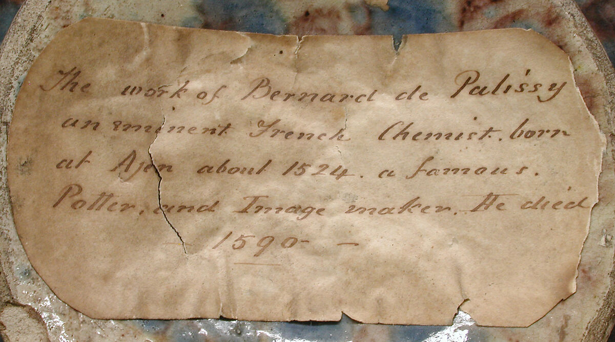 Dish, Manner of Bernard Palissy (French, Agen, Lot-et-Garonne 1510–1590 Paris), Lead-glazed earthenware, French