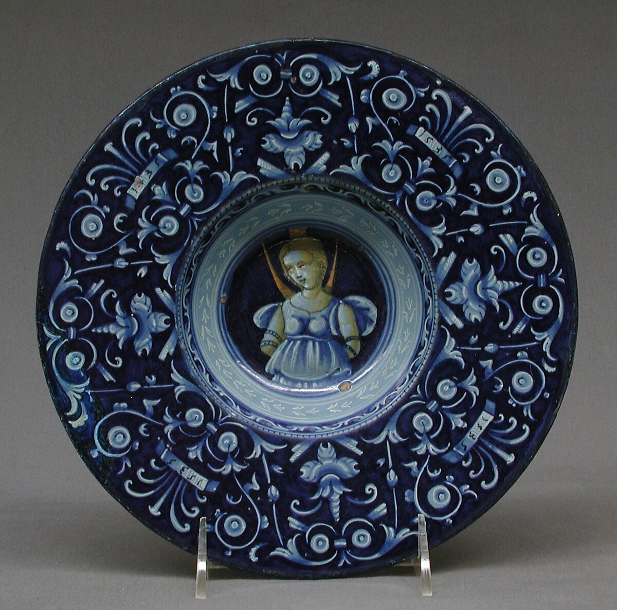 Dish, Casa Pirota Manufactory (Italian), Maiolica (tin-glazed earthenware), Italian, Faenza 