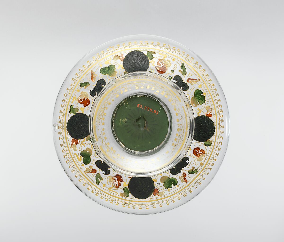 Tazza, Glass, Italian, Venice (Murano)
