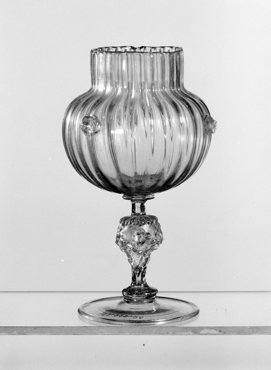 Goblet, Glass, Flemish, Liège 