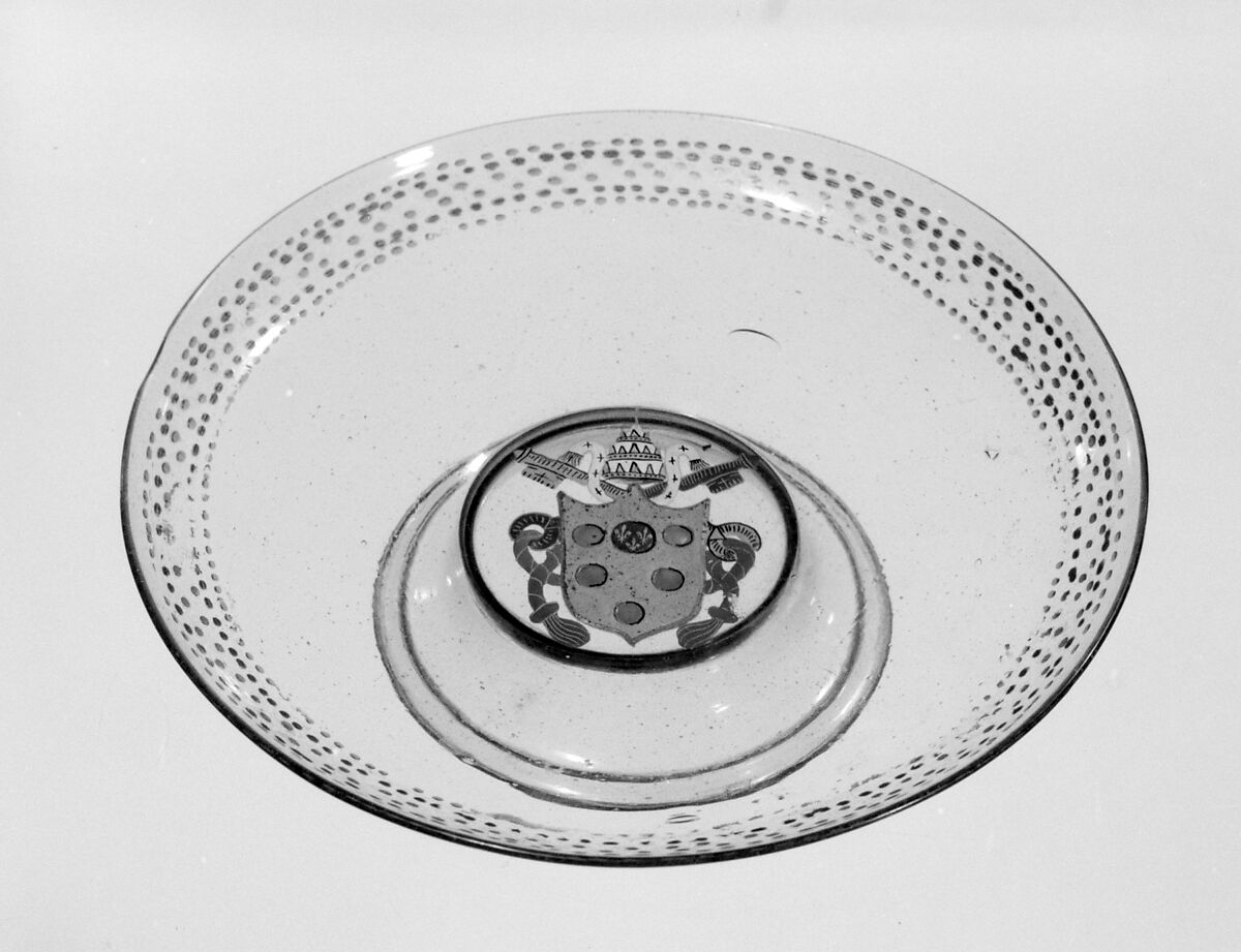 Tazza, Glass, Italian, Venice (Murano) 