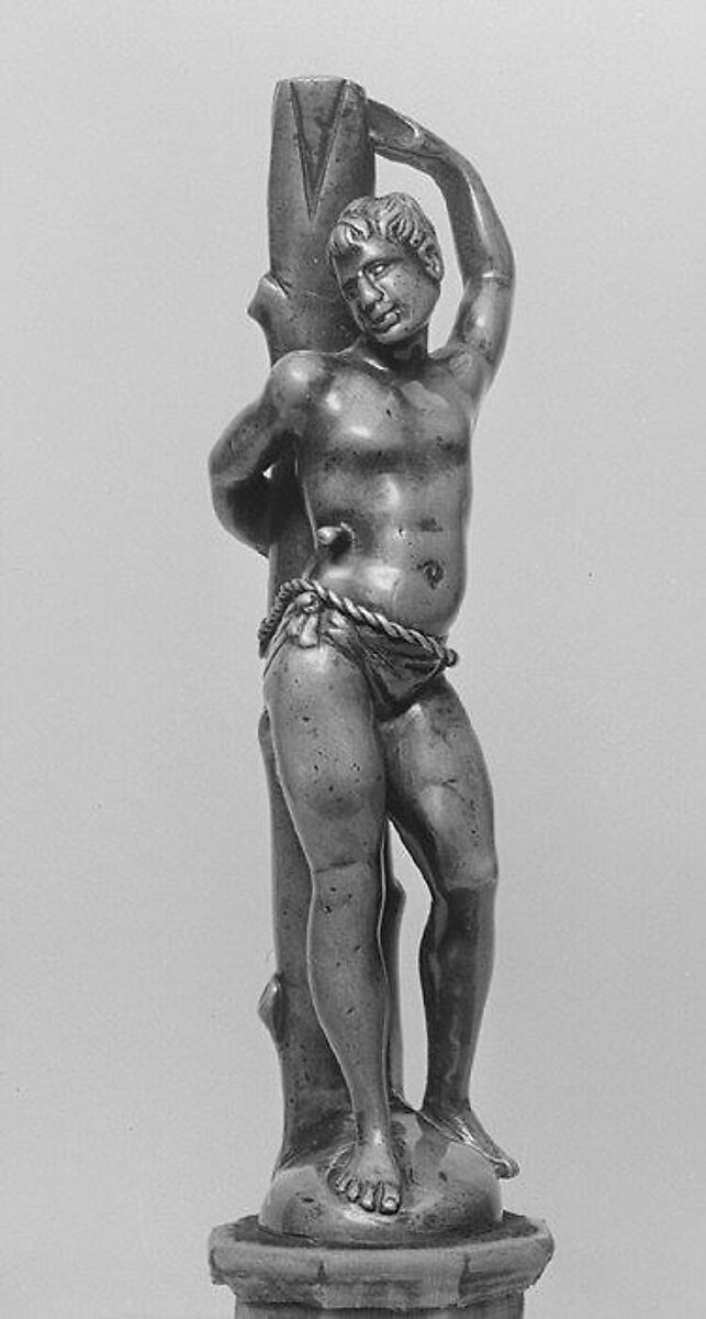 Saint Sebastian, Brass, Flemish 