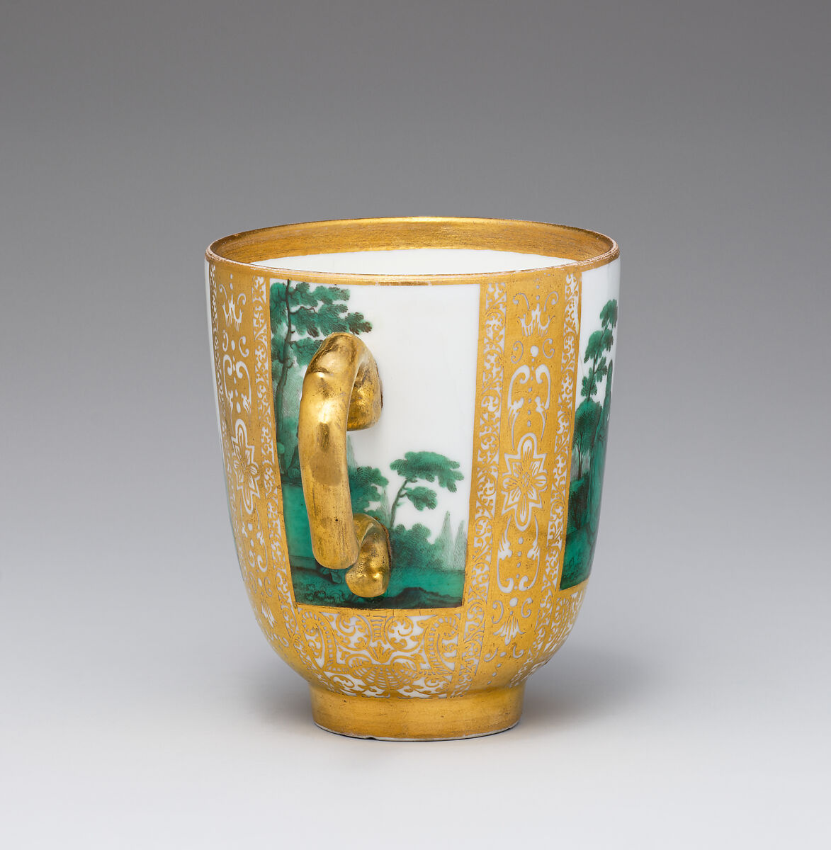 Cup with the Arms of Poland/Saxony and Naples/Sicily, Meissen Manufactory (German, 1710–present), Hard-paste porcelain, German, Meissen