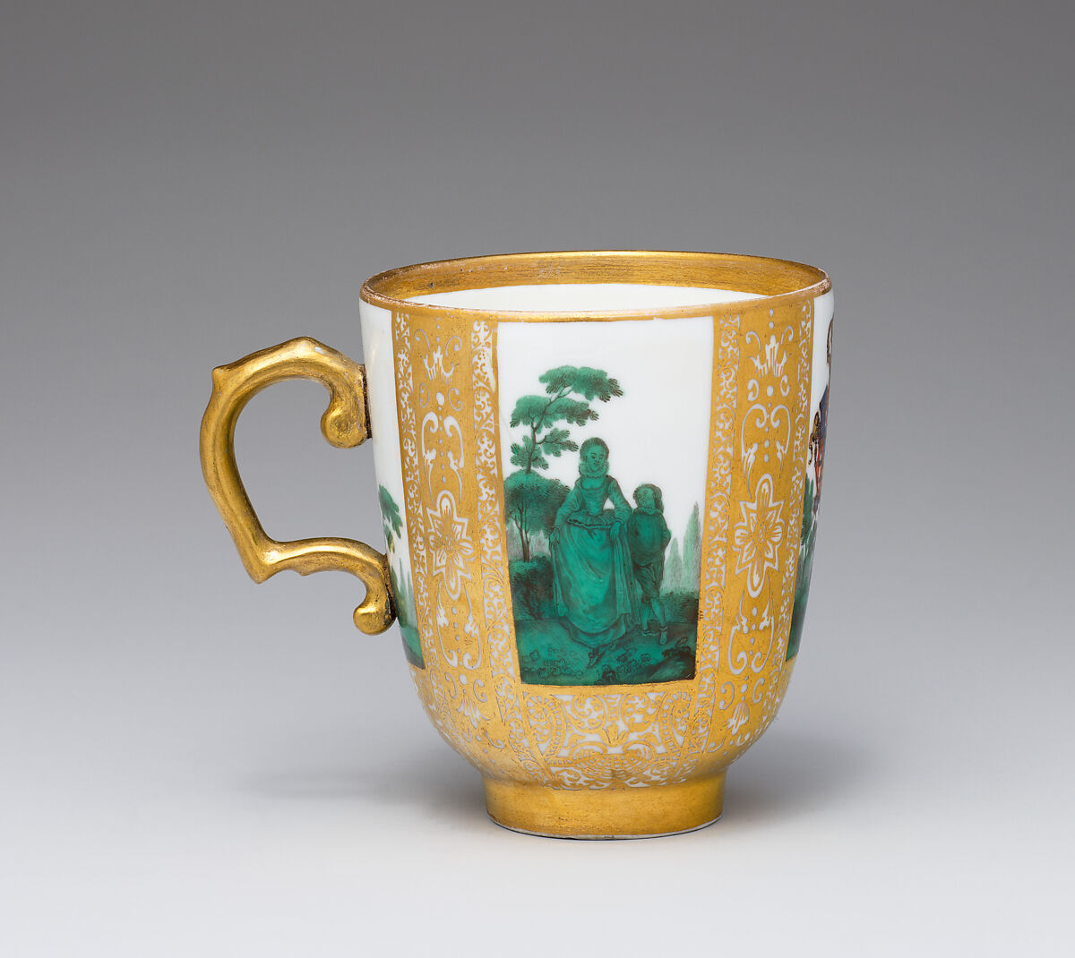 Cup with the Arms of Poland/Saxony and Naples/Sicily, Meissen Manufactory (German, 1710–present), Hard-paste porcelain, German, Meissen