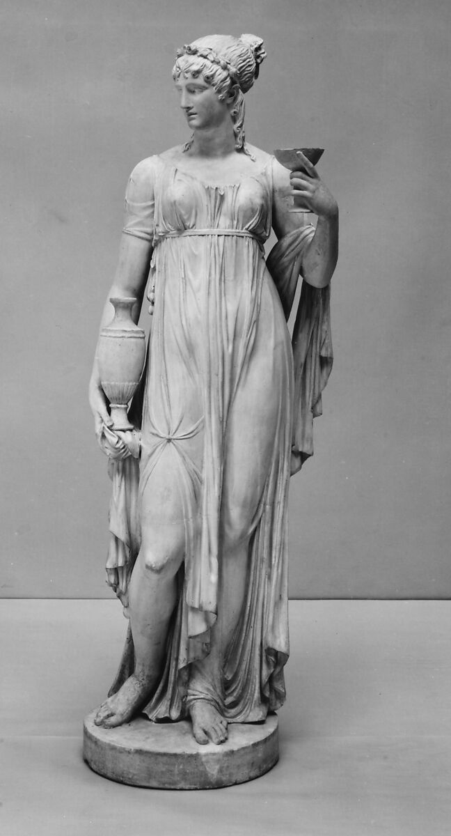 Nymph, Possibly by Polly (French, active ca. 1800), Plaster, French