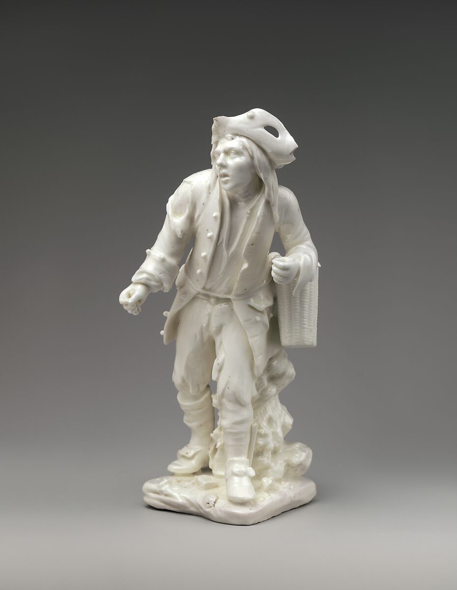 Street vendor, Mennecy, Soft-paste porcelain, French, Mennecy