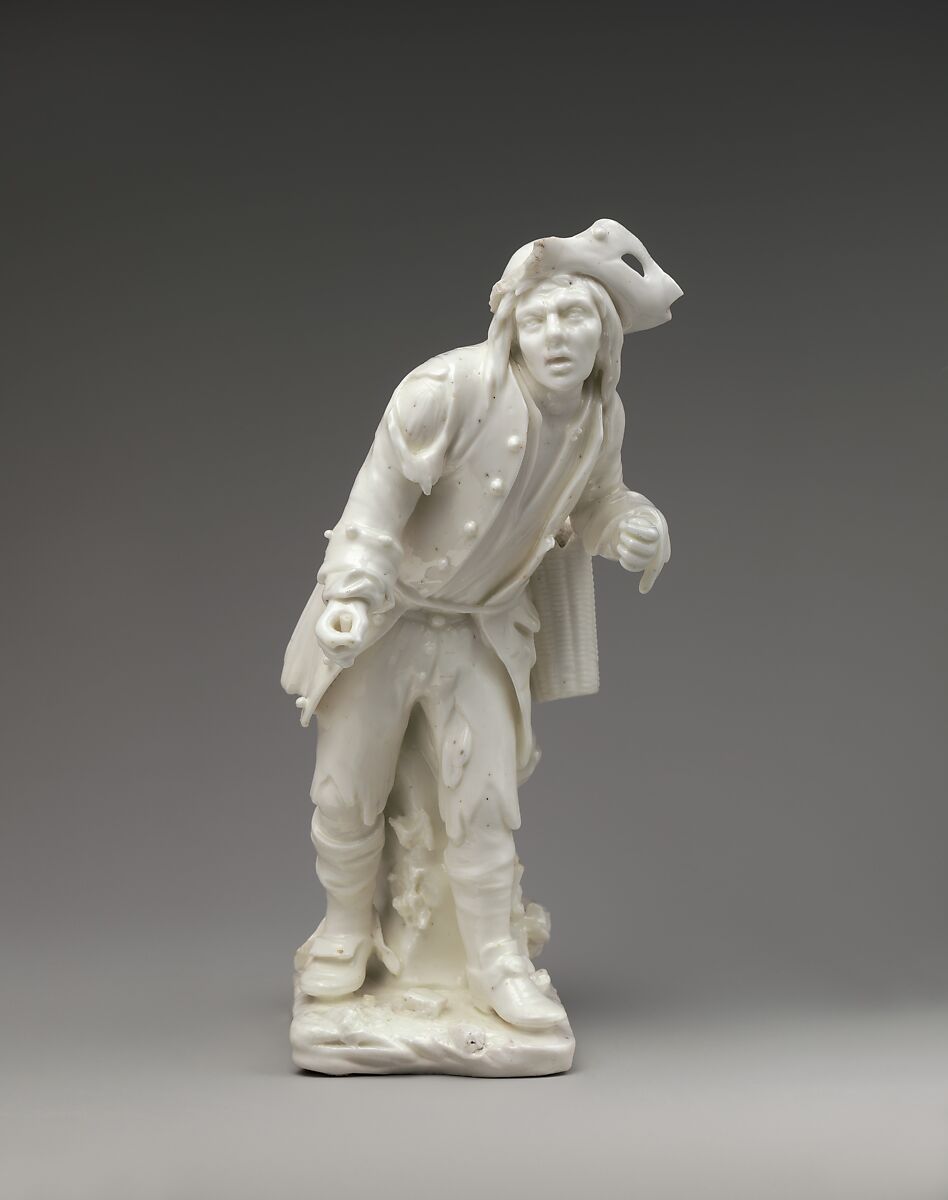 Street vendor, Mennecy, Soft-paste porcelain, French, Mennecy