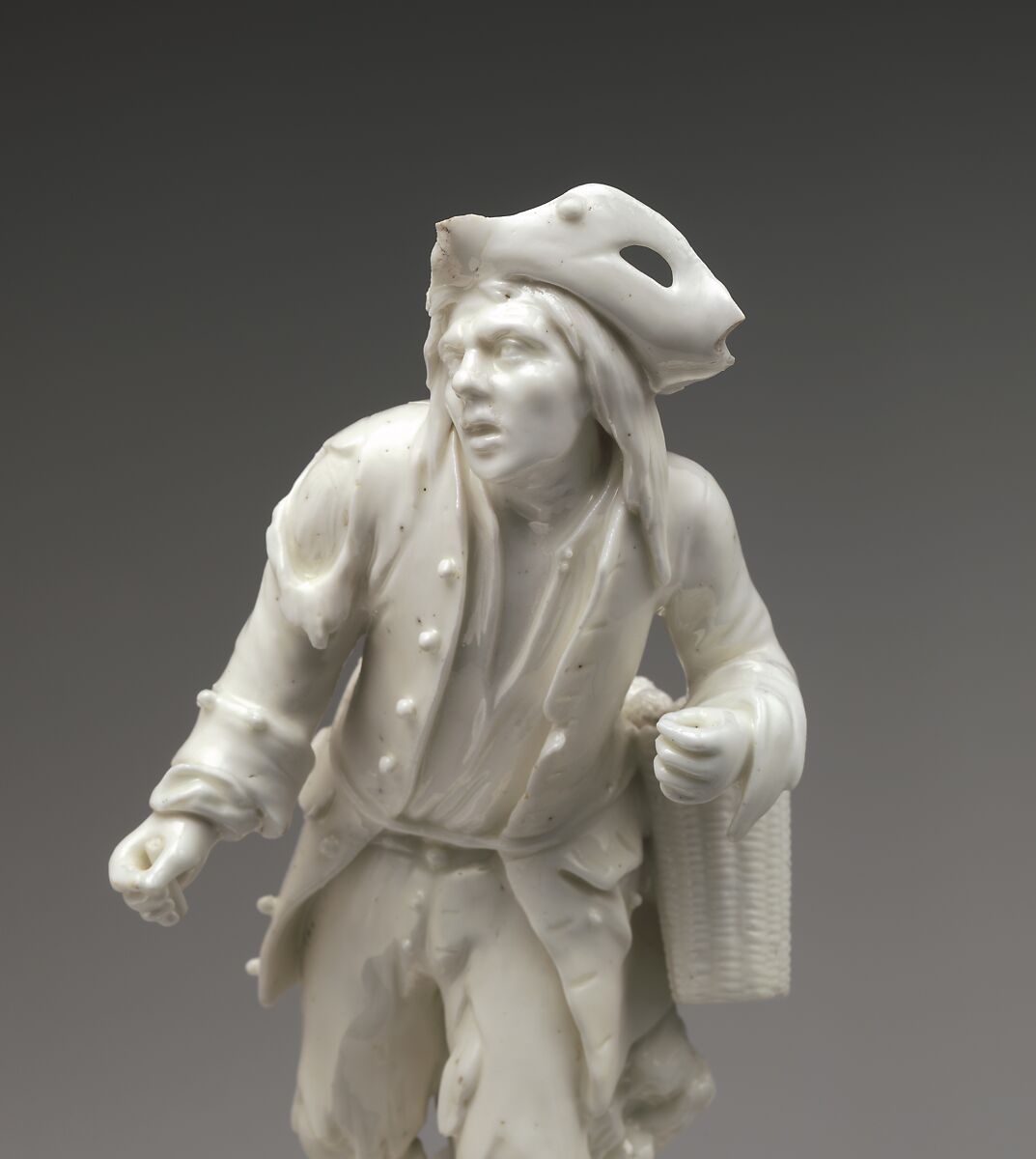 Street vendor, Mennecy, Soft-paste porcelain, French, Mennecy