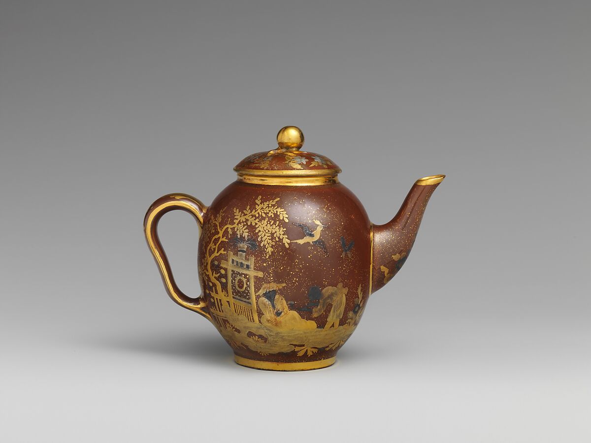 Teapot with cover, Sèvres Manufactory (French, 1740–present), Hard-paste porcelain, French, Sèvres 