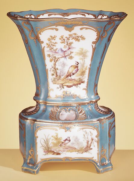 Pair of vases (vases hollandais nouveaux), Sèvres Manufactory (French, 1740–present), Soft-paste porcelain, French, Sèvres