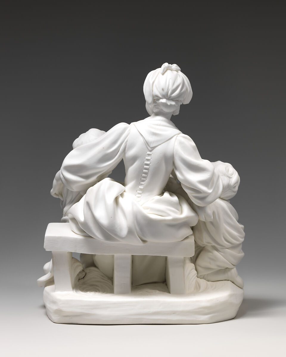 The Schoolmistress, Sèvres Manufactory (French, 1740–present), Soft-paste biscuit porcelain, French, Sèvres