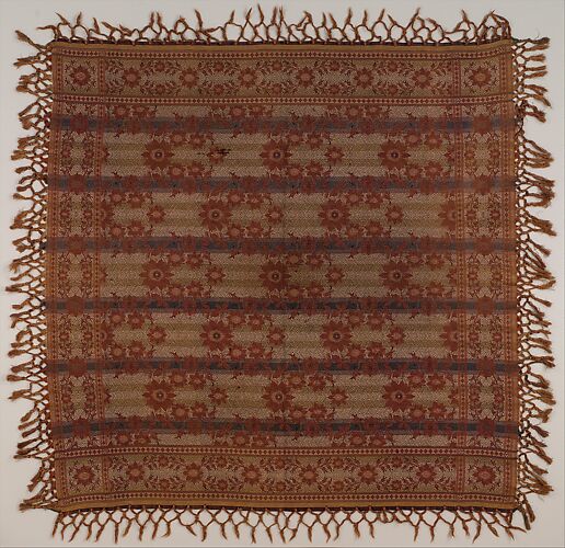 Table cover with fringe