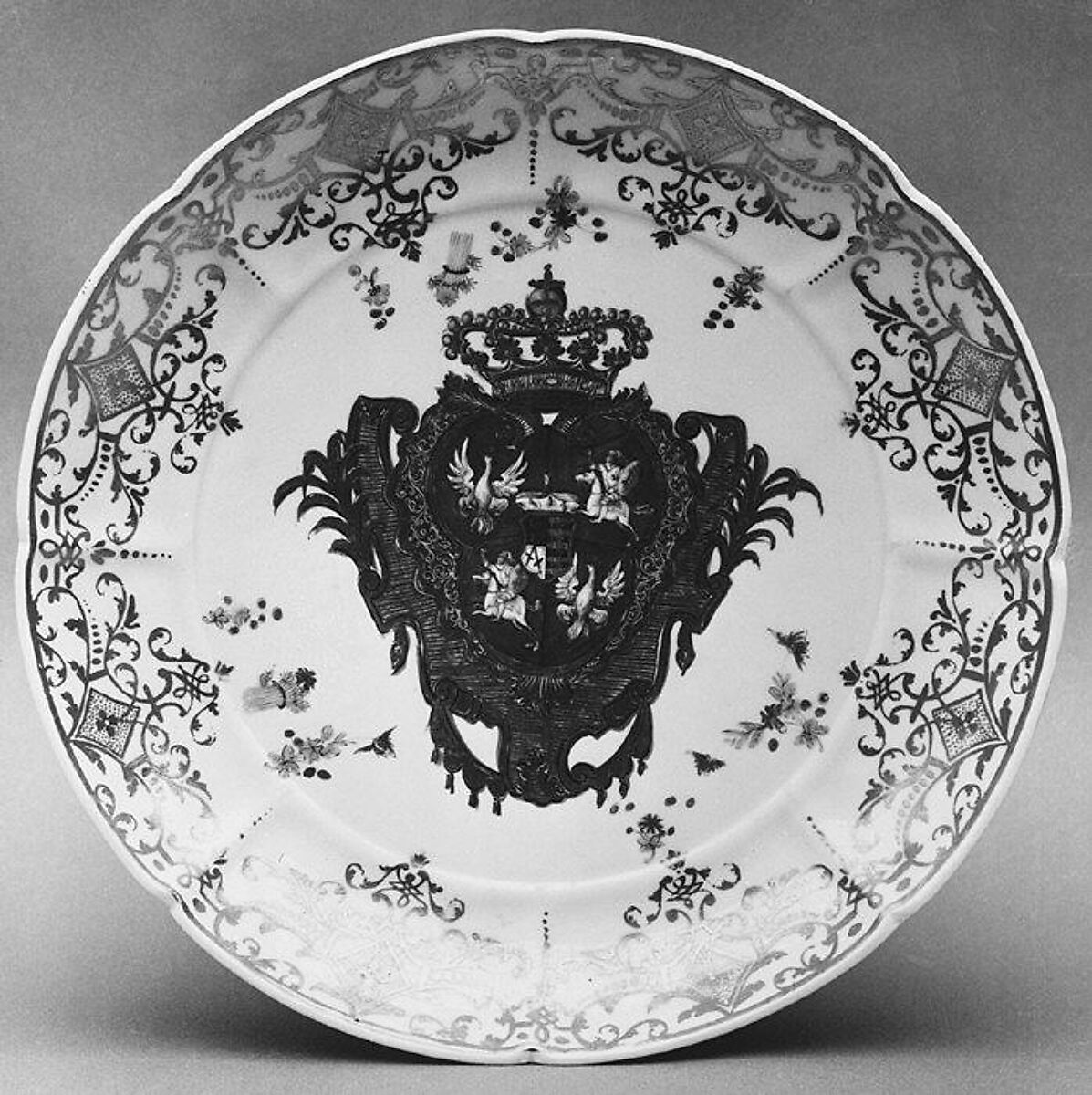 Plate, Meissen Manufactory (German, 1710–present), Hard-paste porcelain, German, Meissen 