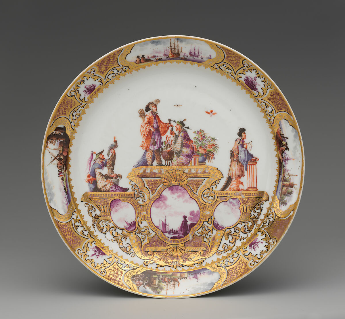 Plate, Meissen Manufactory  German, Hard-paste porcelain, German, Meissen