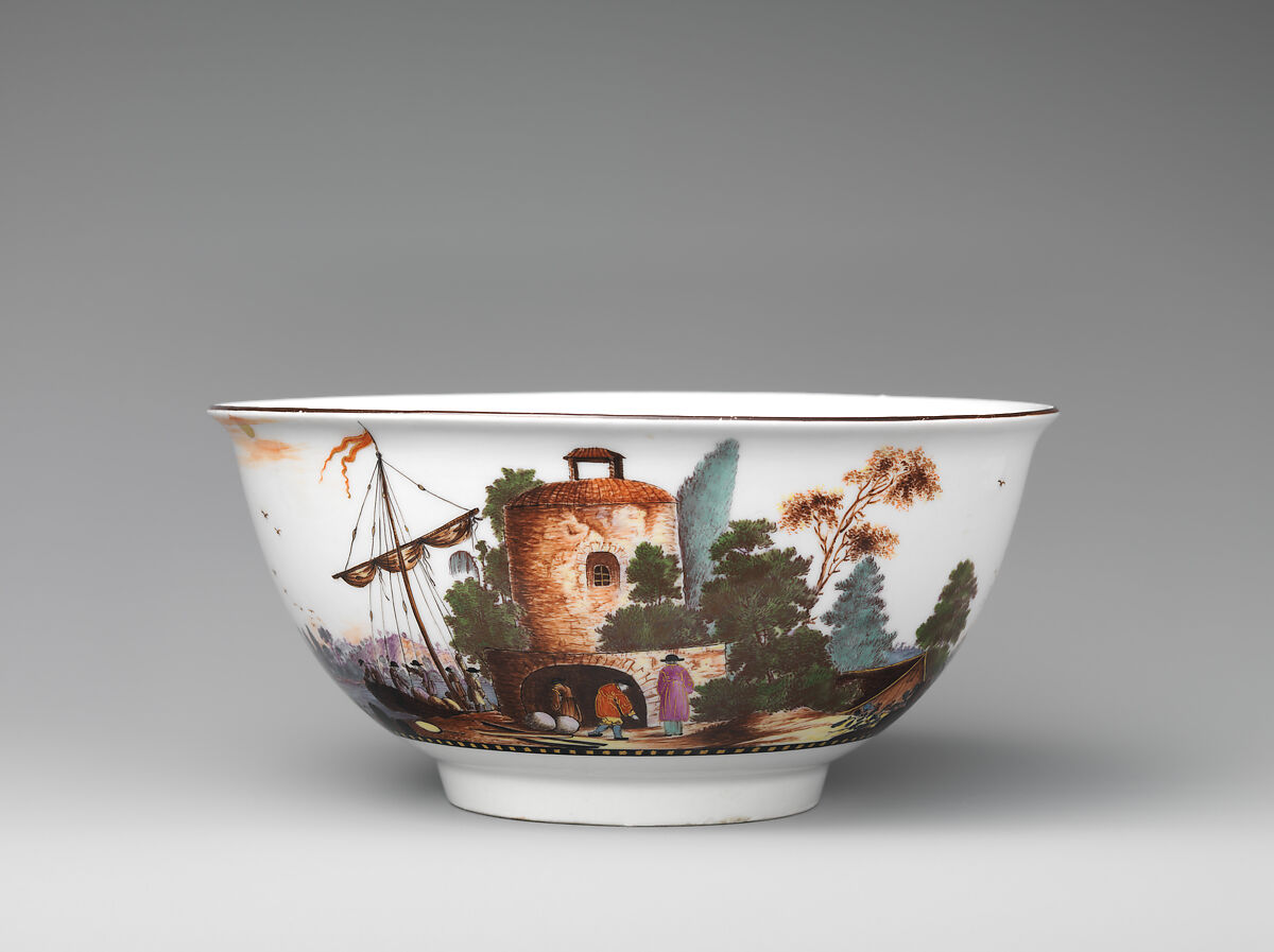 Bowl, Meissen Manufactory (German, 1710–present), Hard-paste porcelain, German, Meissen 