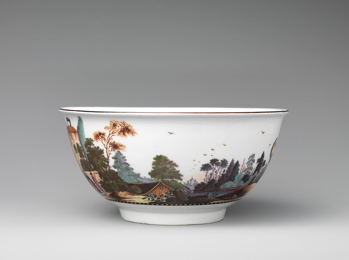 Bowl, Meissen Manufactory (German, 1710–present), Hard-paste porcelain, German, Meissen
