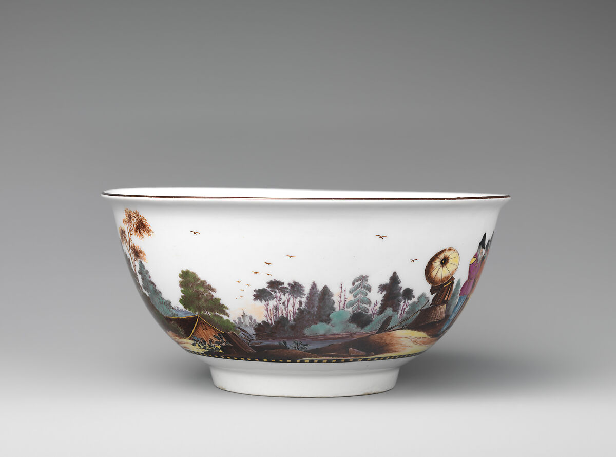 Bowl, Meissen Manufactory (German, 1710–present), Hard-paste porcelain, German, Meissen