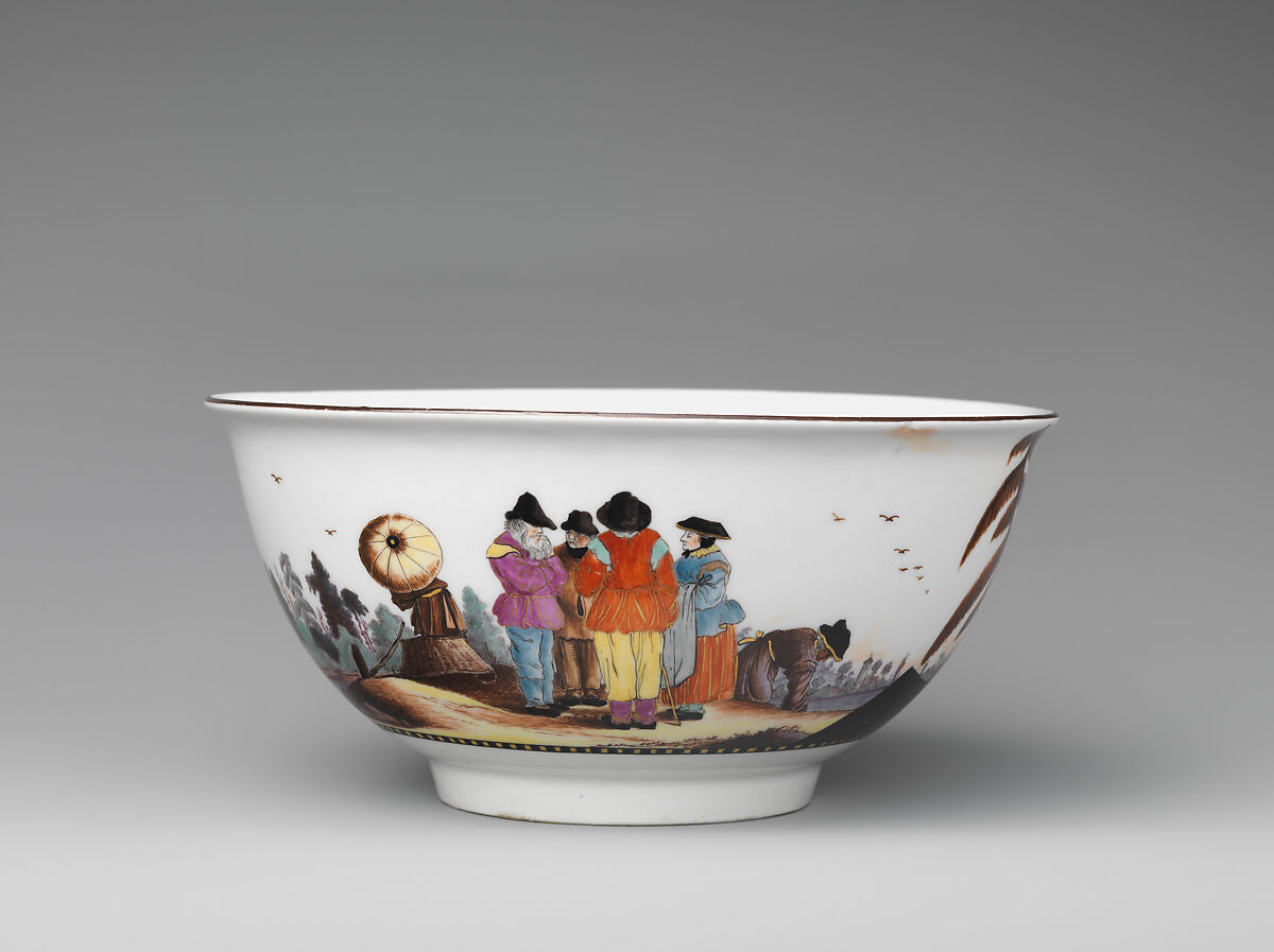 Bowl, Meissen Manufactory (German, 1710–present), Hard-paste porcelain, German, Meissen