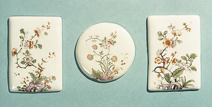 Three plaques, Vienna, Hard-paste porcelain, Austrian, Vienna 