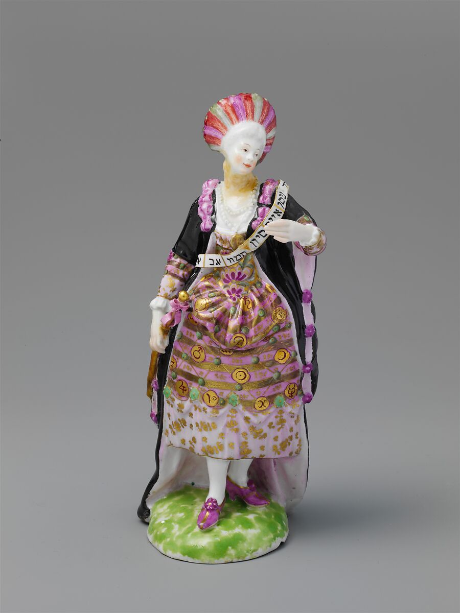 Woman, Allegory of the Year, Imperial Porcelain Manufactory  (Vienna, 1744–1864), Hard-paste porcelain, Austrian, Vienna 