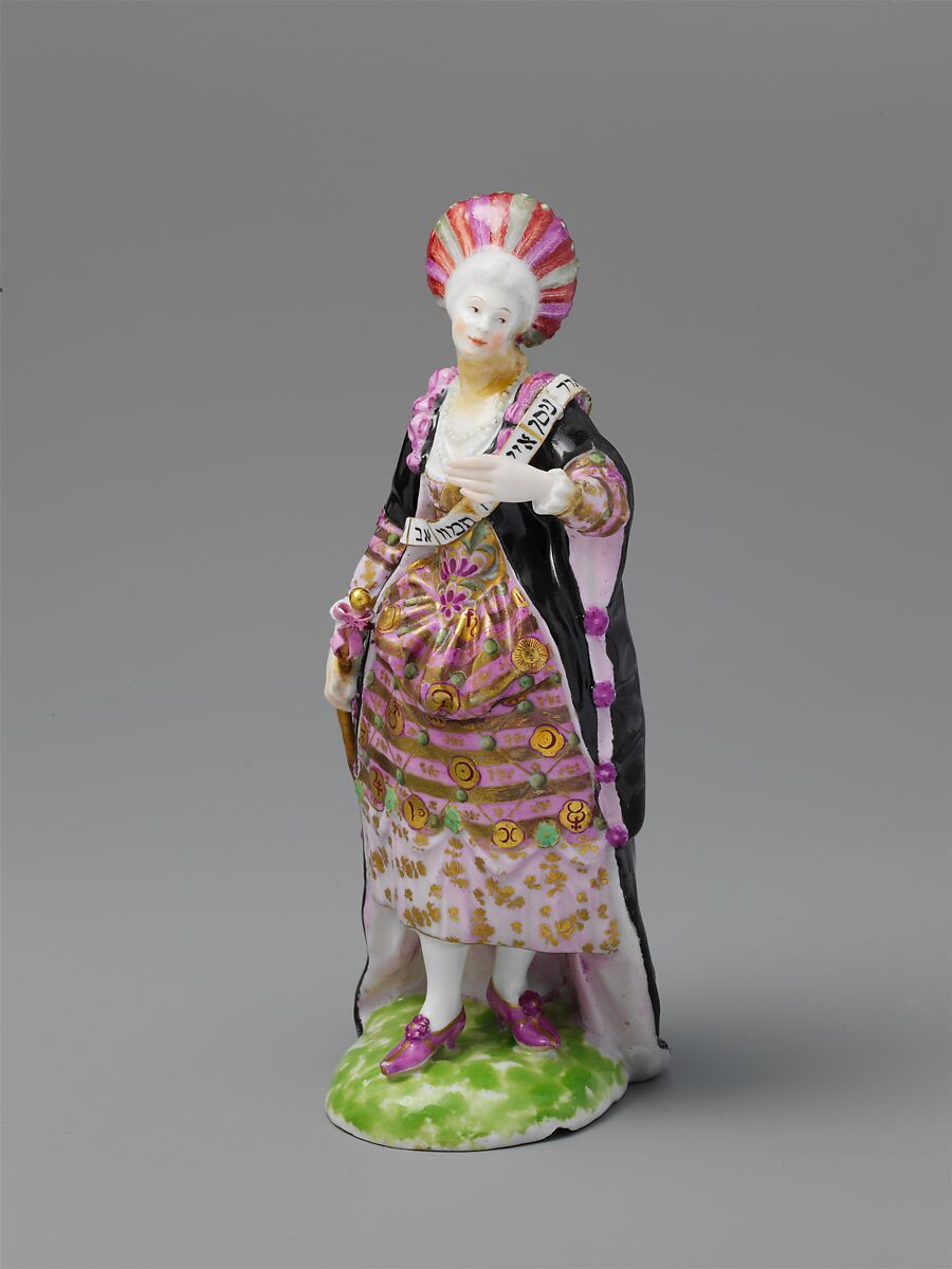 Woman, Allegory of the Year, Imperial Porcelain Manufactory  (Vienna, 1744–1864), Hard-paste porcelain, Austrian, Vienna