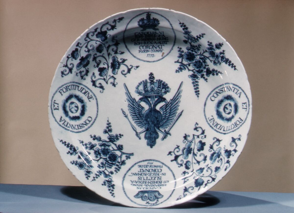 Dish, De Metaale Pot Factory (Dutch, 1670–1771/75), Faience (tin-glazed earthenware), Dutch, Delft 