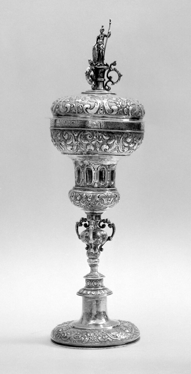 Cup with cover, Silver gilt, German, Augsburg 