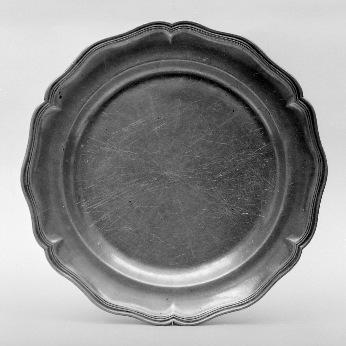 Dish, Pewter, probably Dutch