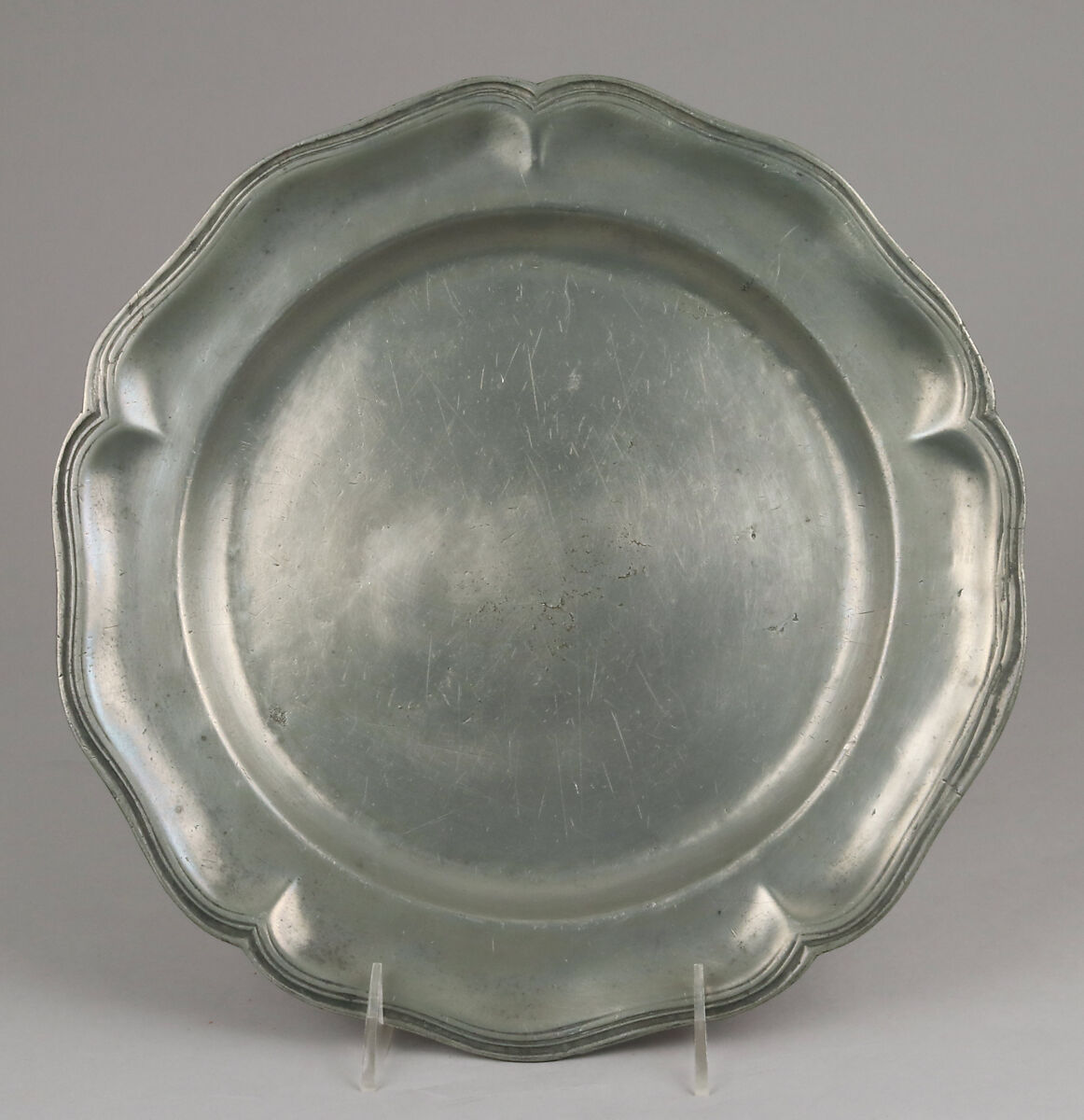 Pair of dishes, Pewter, French