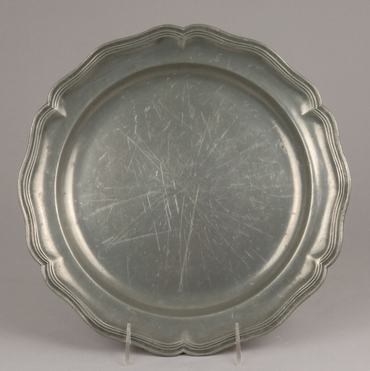 Pair of dishes, Pewter, French 