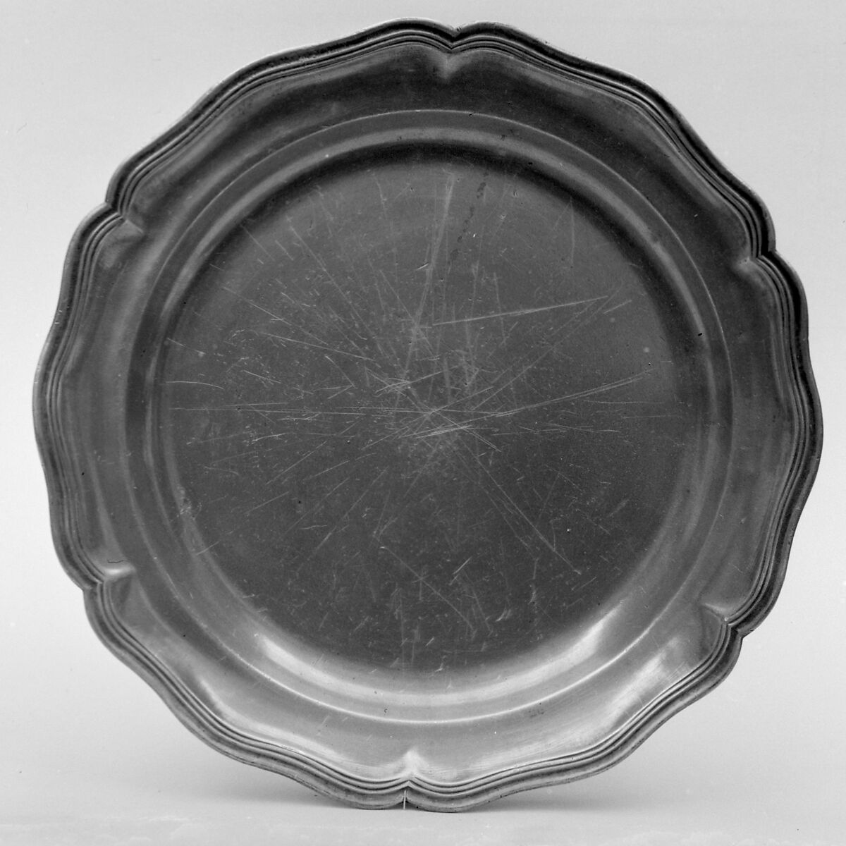 Pair of dishes, Pewter, French