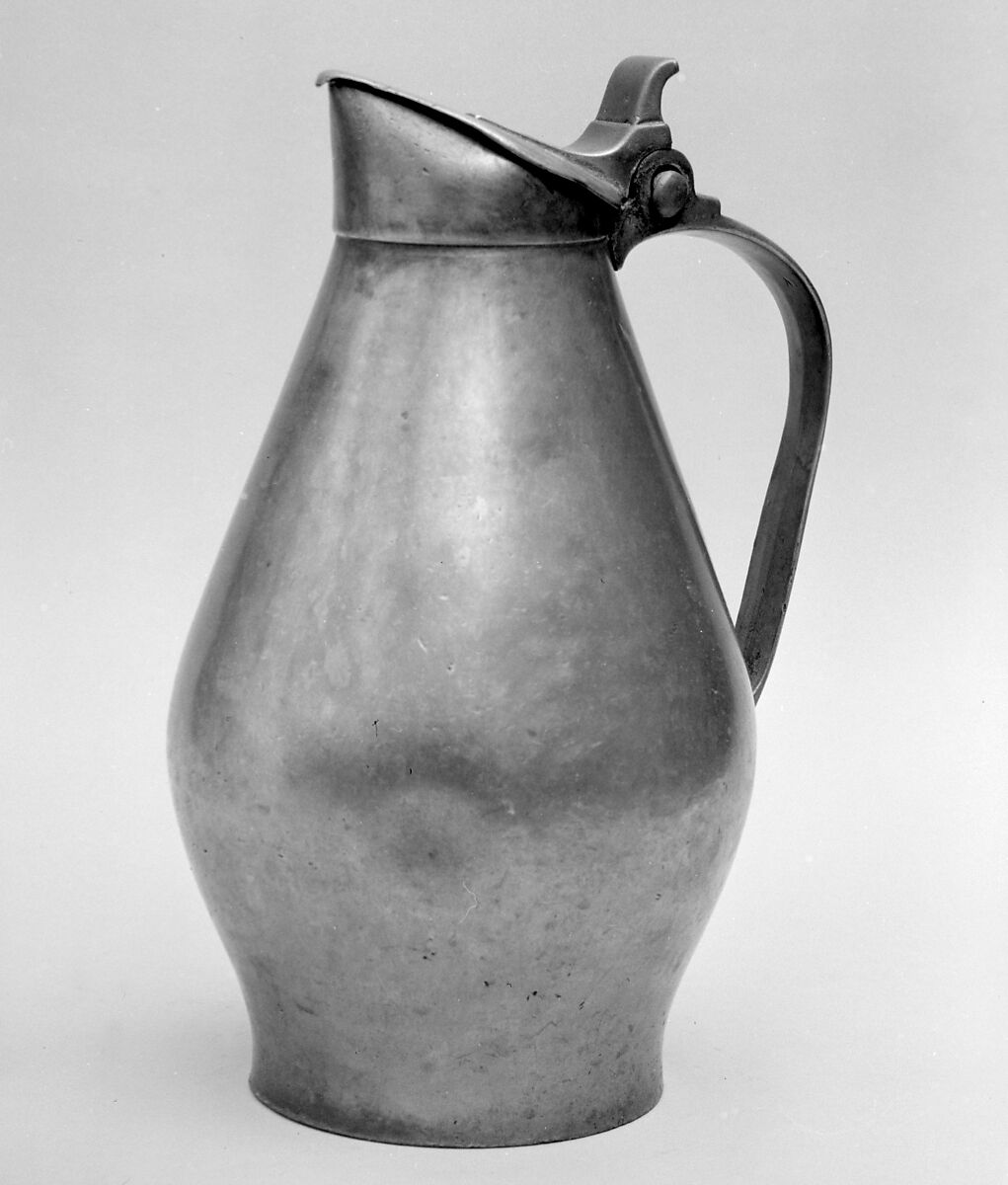 Pitcher, Pewter, possibly French 