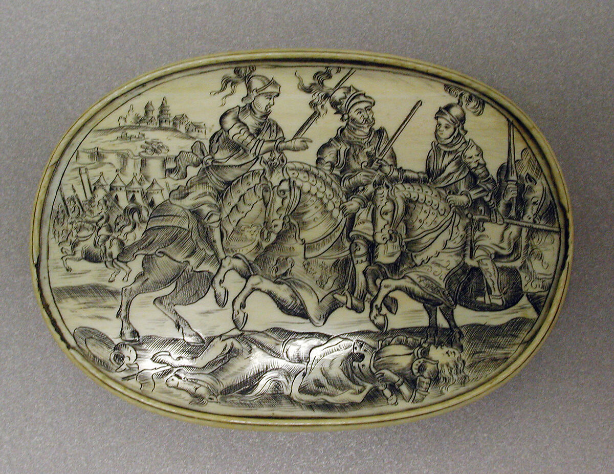 The Battle of Pavia, Ivory, possibly Spanish 