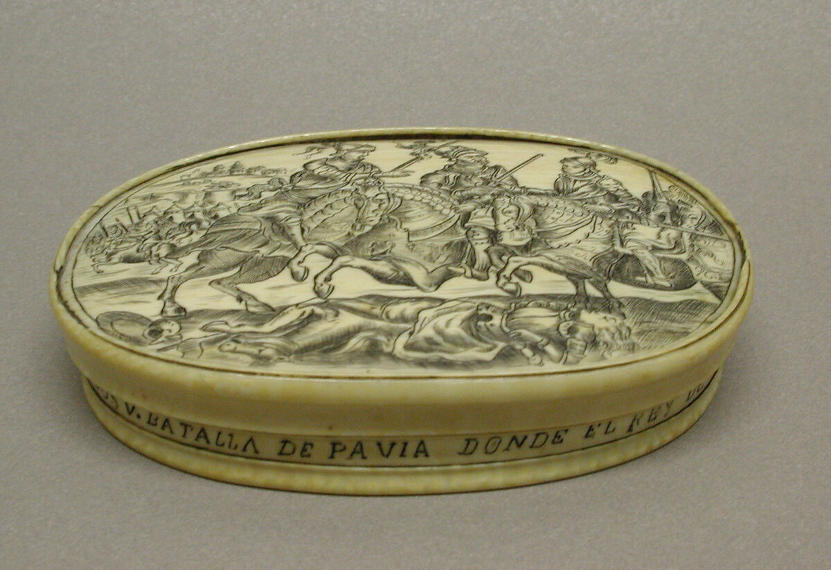 The Battle of Pavia, Ivory, possibly Spanish