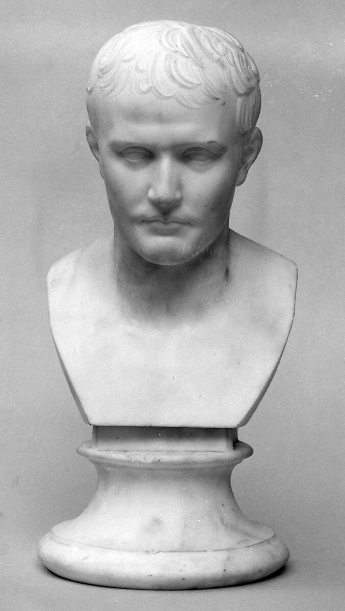 Napoleon, After an original by Antoine Denis Chaudet (French, Paris 1763–1810 Paris), White marble, Italian 