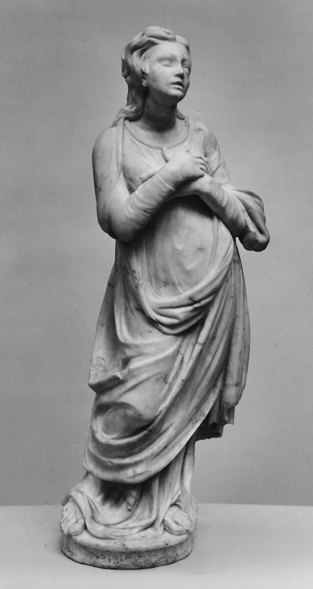 Hope, Niccolò Fiorentino (Niccolò di Forzore Spinelli) (Italian, Florence 1430–1514 Florence), Marble, Italian, Venice