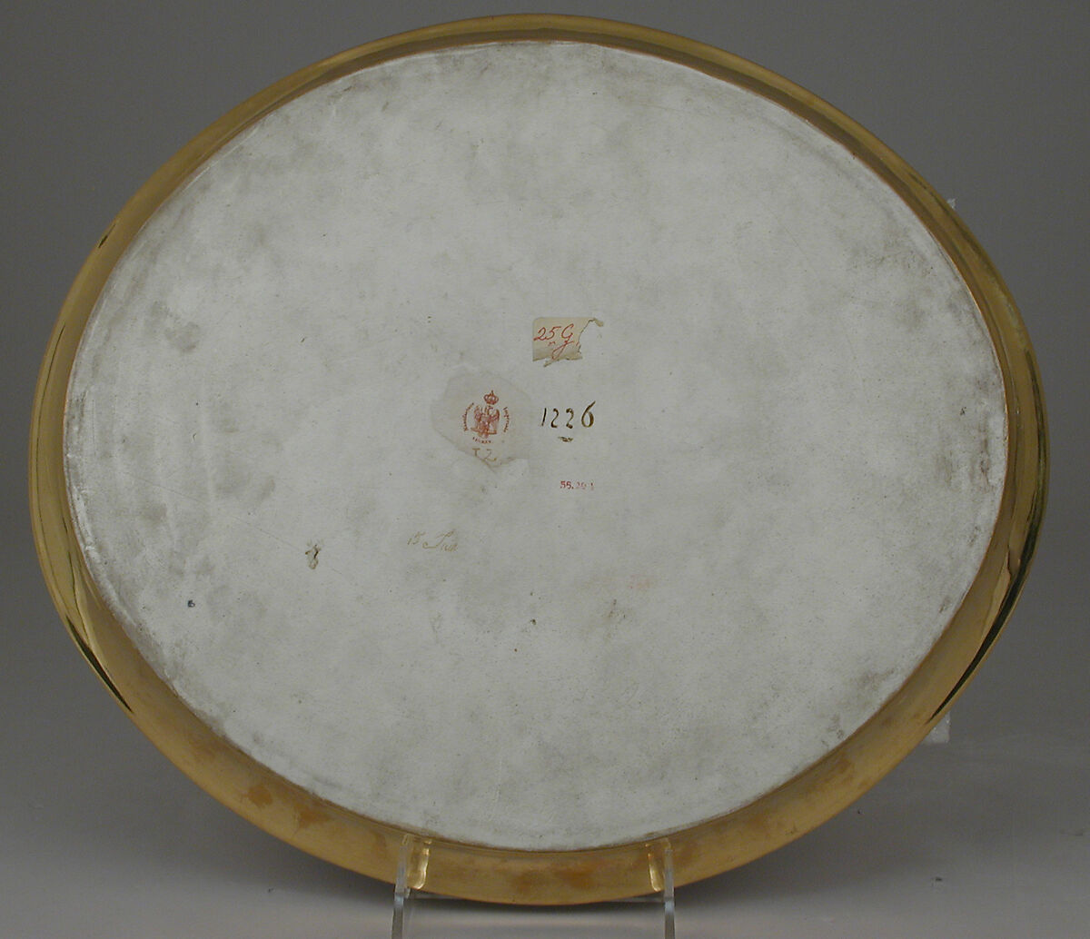 Tray (plateau), part of Breakfast Service (déjeuner), Sèvres Manufactory (French, 1740–present), Hard-paste porcelain, French, Sèvres