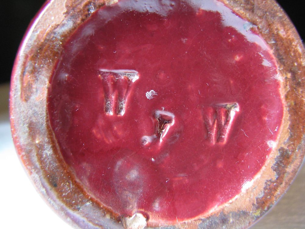 Vase, William J. Walley (1852–1919), Stoneware, American