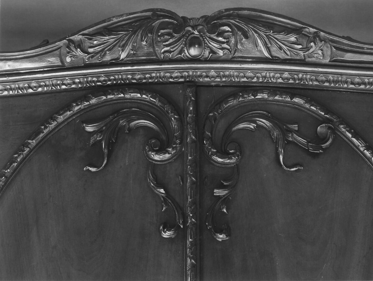 Clothes press, William Vile (British, Somerset 1715–1767 London), Mahogany veneer on oak, British