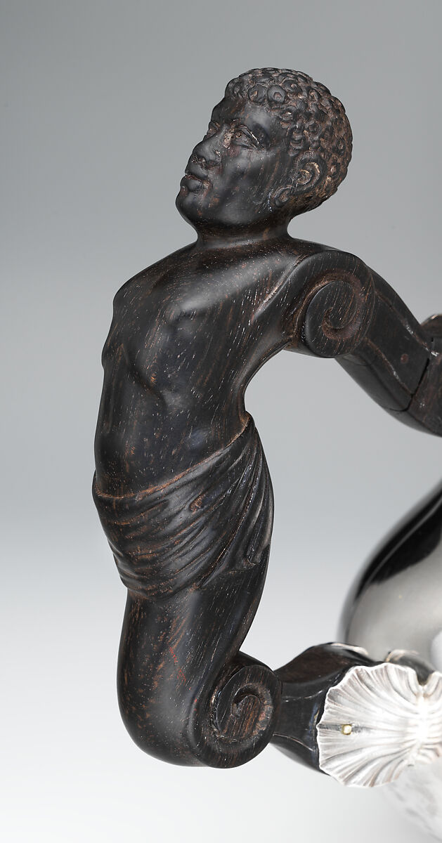 Teapot, I.M.P., Silver; ebony, French (Jurisdiction of Lille)