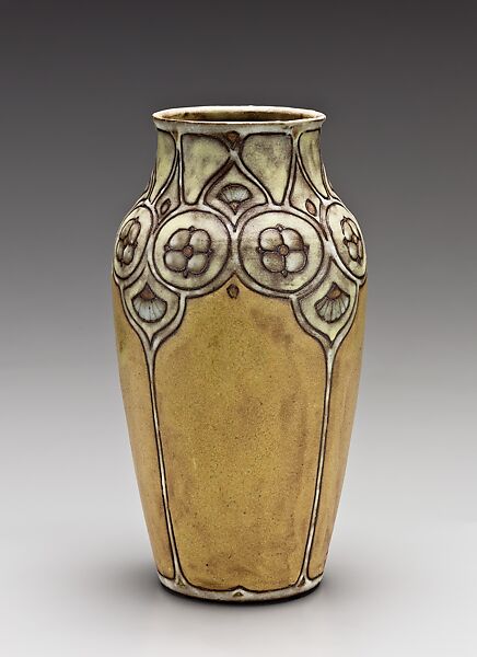 Vase, Frederick Hurten Rhead (American (born England), Hanley, Stoke-on-Trent 1880–1942 New York), Earthenware, American 