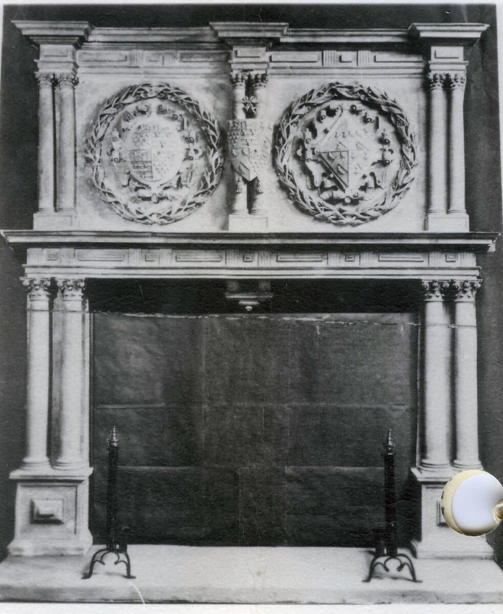 Chimneypiece, Carved stone, British 