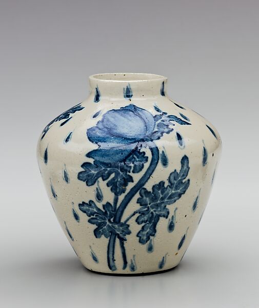 Vase, Susan S. G. Frackelton (1848–1932), Stoneware, American 