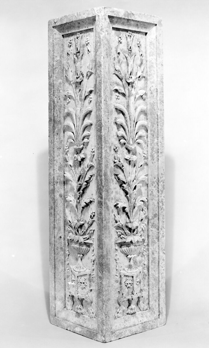 Cantoria, Travertine, iron, Central Italian