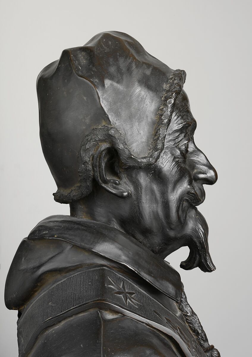 Pope Alexander VII (Fabio Chigi, 1599–1667; reigned 1655–67), Melchiorre Cafà (Maltese, 1638–1667), Bronze, Italian, Rome