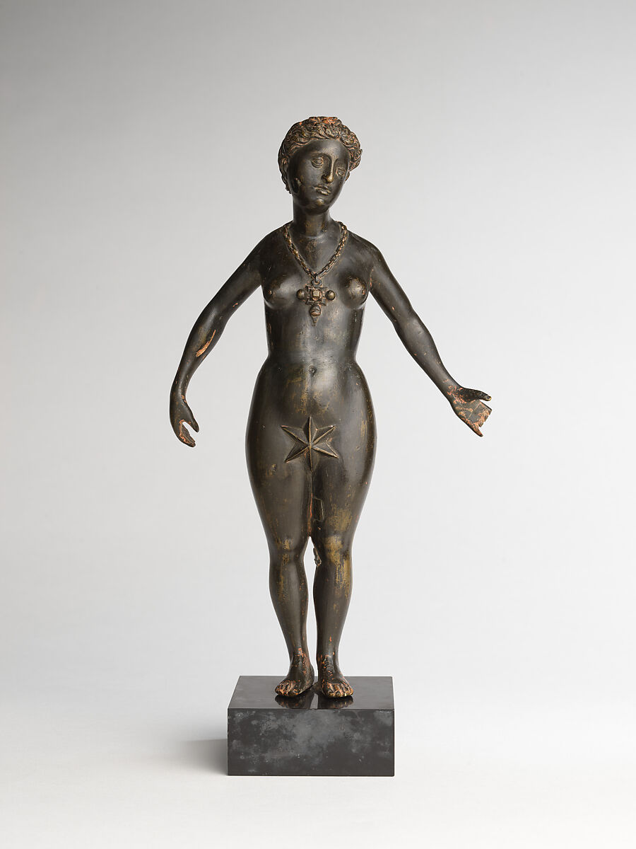 The Planet Venus, Bronze, with  traces of gilt and red undergilding, probably German, Augsburg