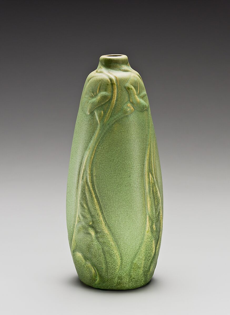 Vase, Van Briggle Pottery Company (1901–present), Earthenware, American 