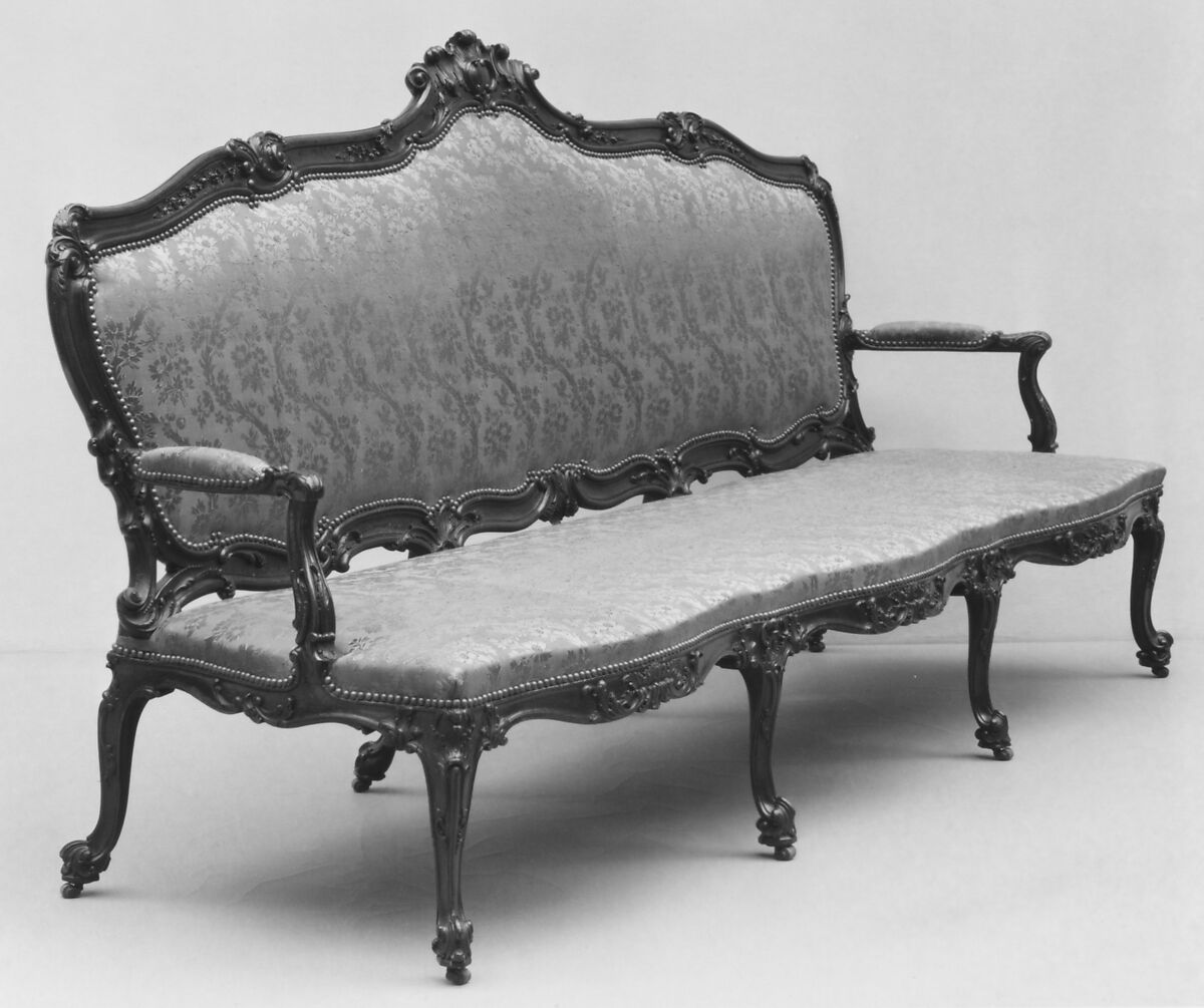 Settee, Mahogany, British