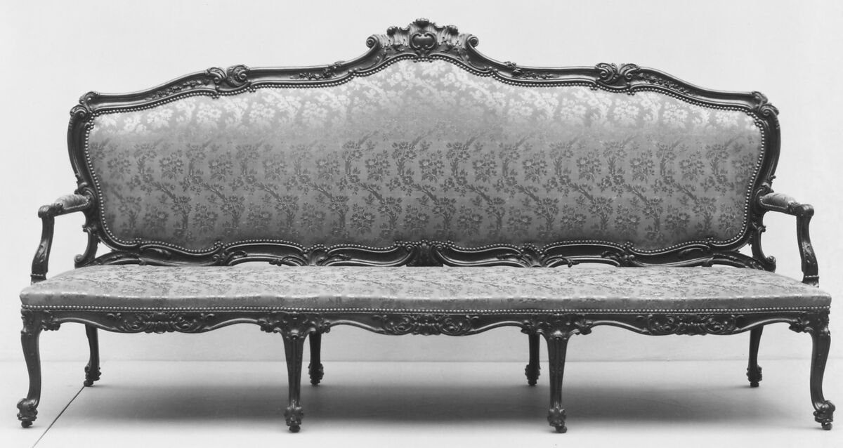 Settee, Mahogany, British 